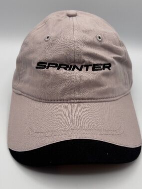 Sprinter Van Brand Embroidered Logo Beige Baseball Cap Hat Cap America